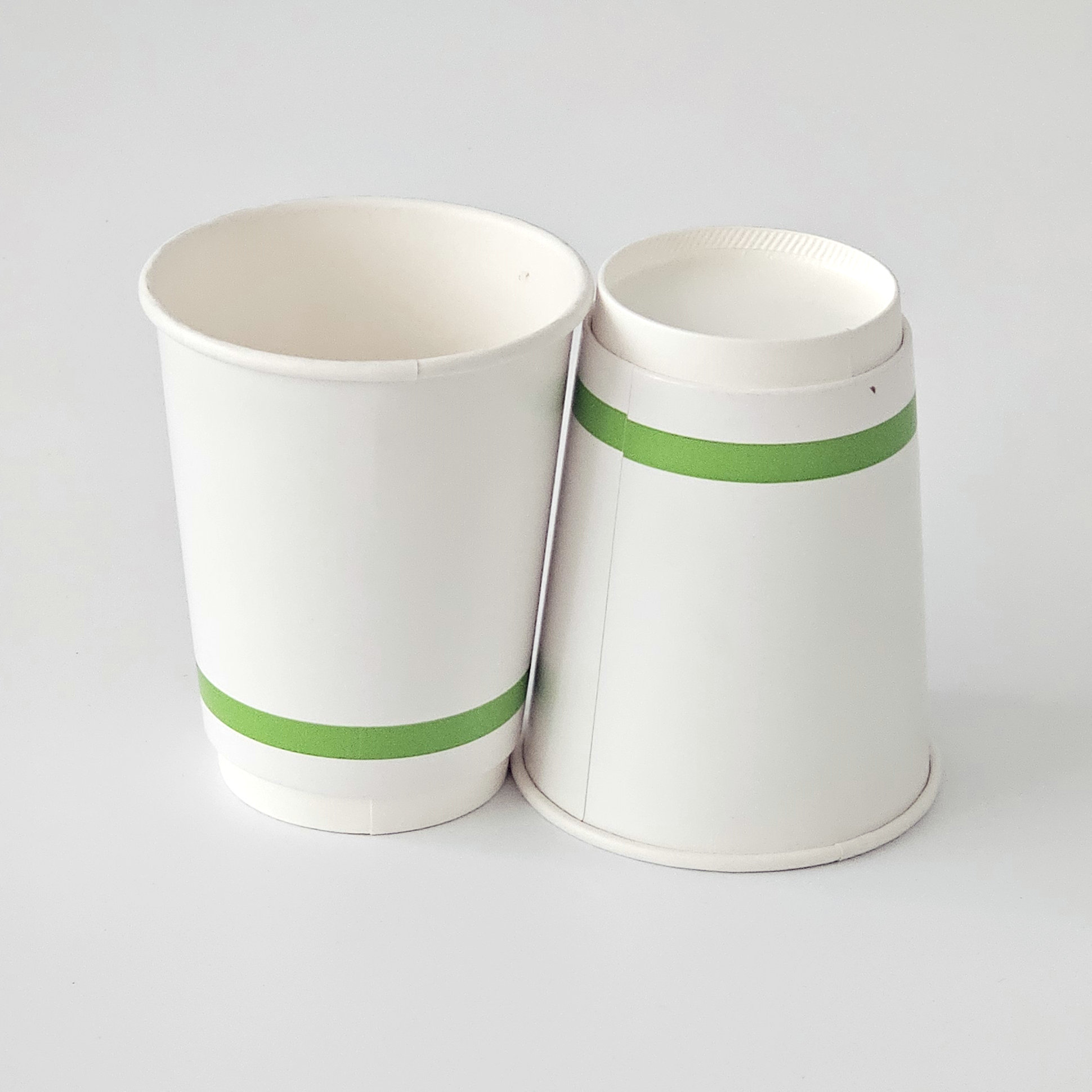 Double Wall Disposable Paper Coffee Cups with Lid for Whisky Serving